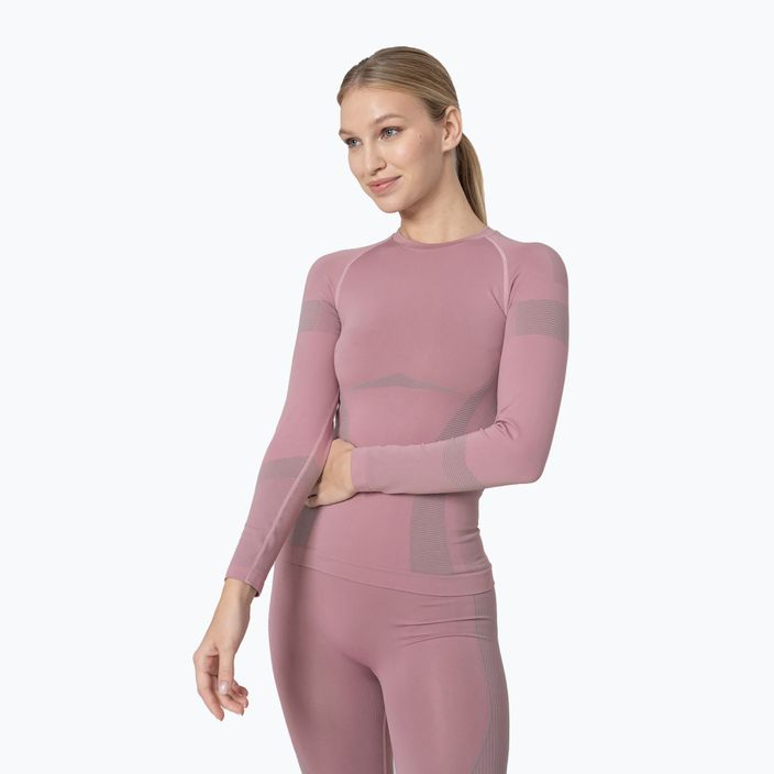 Γυναικείο θερμικό T-shirt 4F ροζ H4Z22-BIDB030G 3