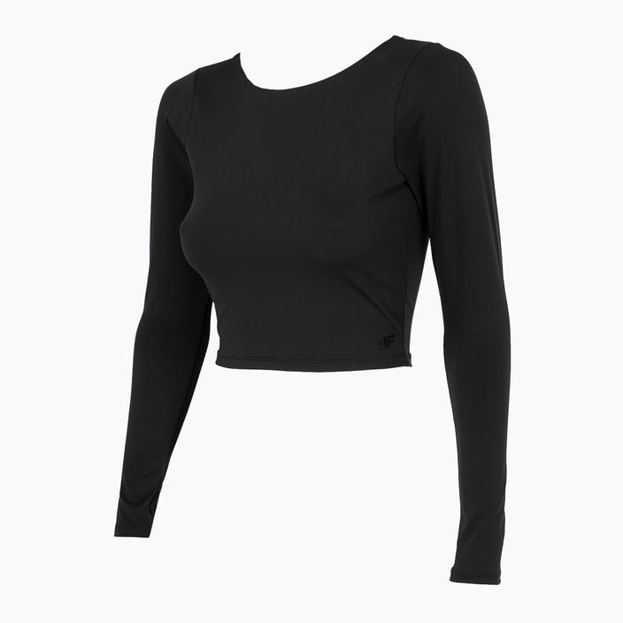 Γυναικεία μπλούζα γιόγκα 4F μαύρο H4Z22-TSDL019 3