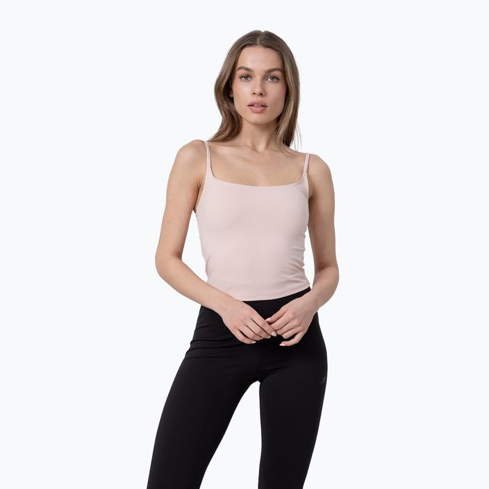 Γυναικεία μπλούζα γιόγκα 4F ροζ H4Z22-TSD032 3