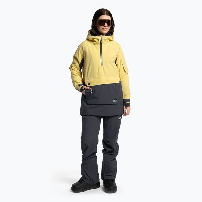 Γυναικείο μπουφάν snowboard 4F κίτρινο H4Z22-KUDS003 2