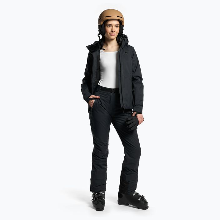 Γυναικείο παντελόνι σκι 4F μαύρο H4Z22-SPDN006 2