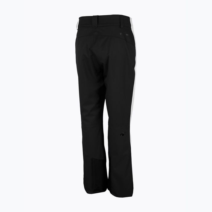 Γυναικείο παντελόνι σκι 4F λευκό και μαύρο H4Z22-SPDN006 7