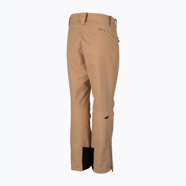 Γυναικείο παντελόνι σκι 4F καφέ H4Z22-SPDN006 7
