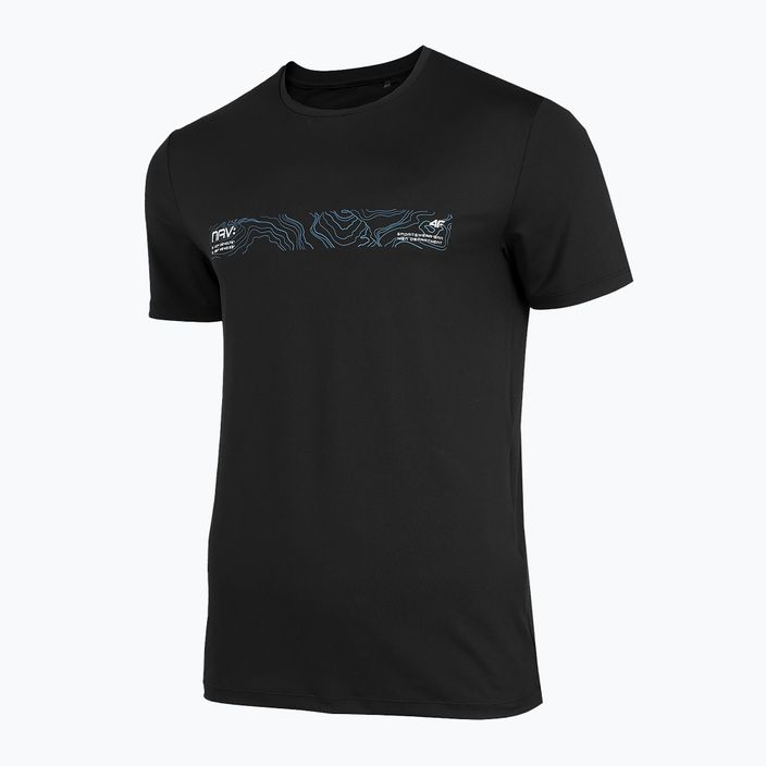 Ανδρικό t-shirt 4F trekking μαύρο H4Z22-TSM019 2