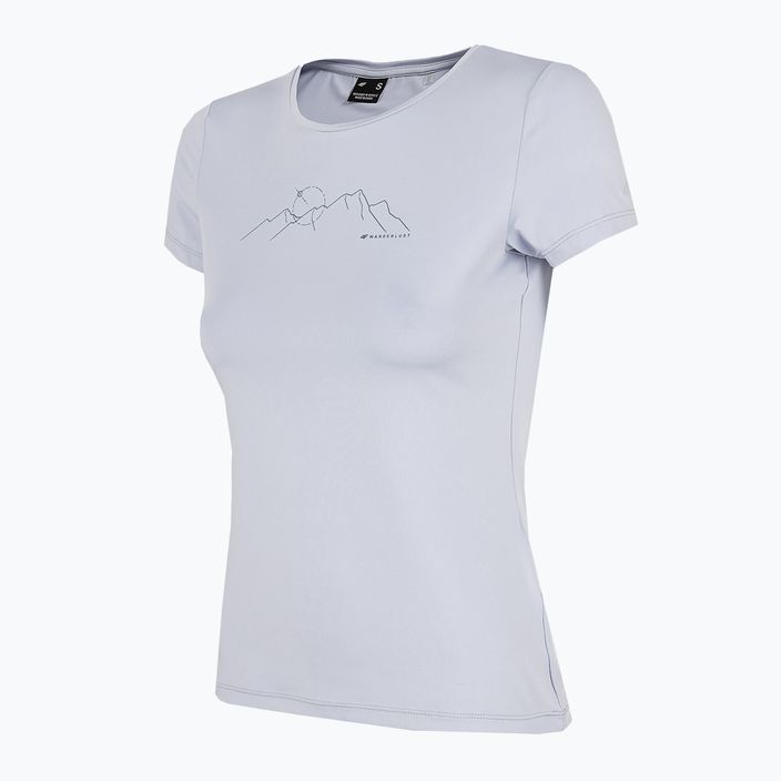 Γυναικείο t-shirt για trekking 4F μπλε H4Z22-TSD016 2