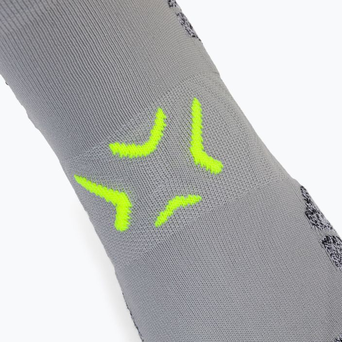 Ανδρικές κάλτσες προπόνησης 4F γκρι-πράσινες H4Z22-SOM001 4