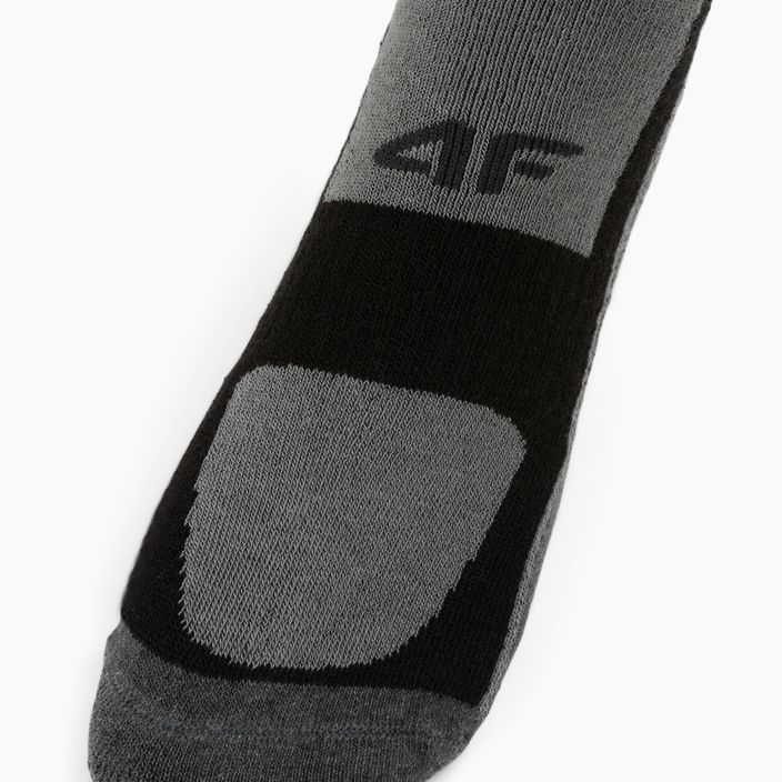 4F κάλτσες πεζοπορίας γκρι H4Z22-SOUT002 4