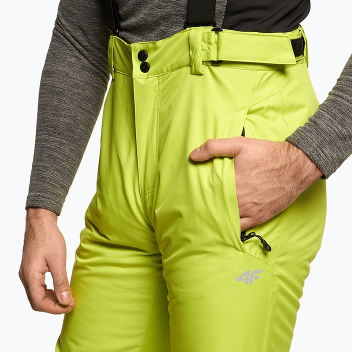 Ανδρικό παντελόνι σκι 4F πράσινο H4Z22-SPMN001 4