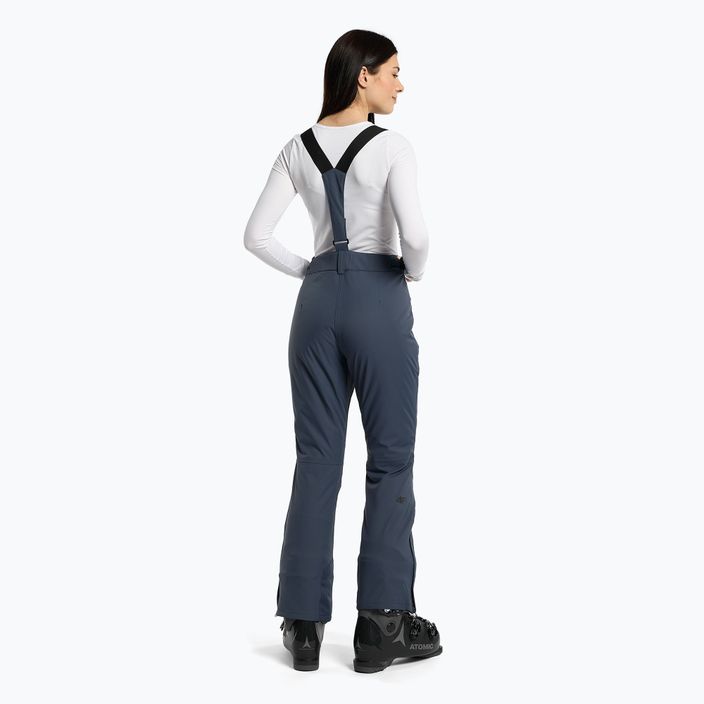 Γυναικείο παντελόνι σκι 4F μπλε H4Z22-SPDN001 3