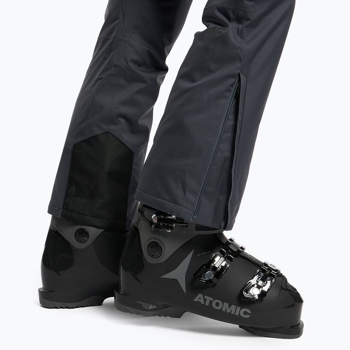 Γυναικείο παντελόνι σκι 4F σκούρο γκρι H4Z22-SPDN002 5