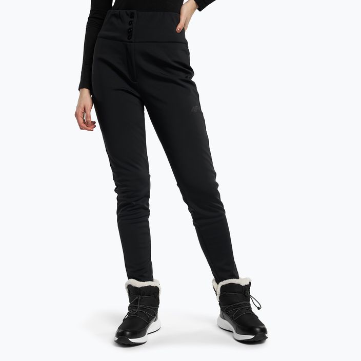 Γυναικείο παντελόνι σκι 4F μαύρο H4Z22-SPDN003