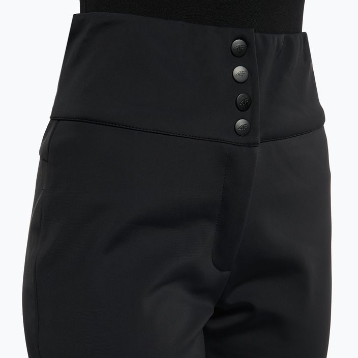 Γυναικείο παντελόνι σκι 4F μαύρο H4Z22-SPDN003 4