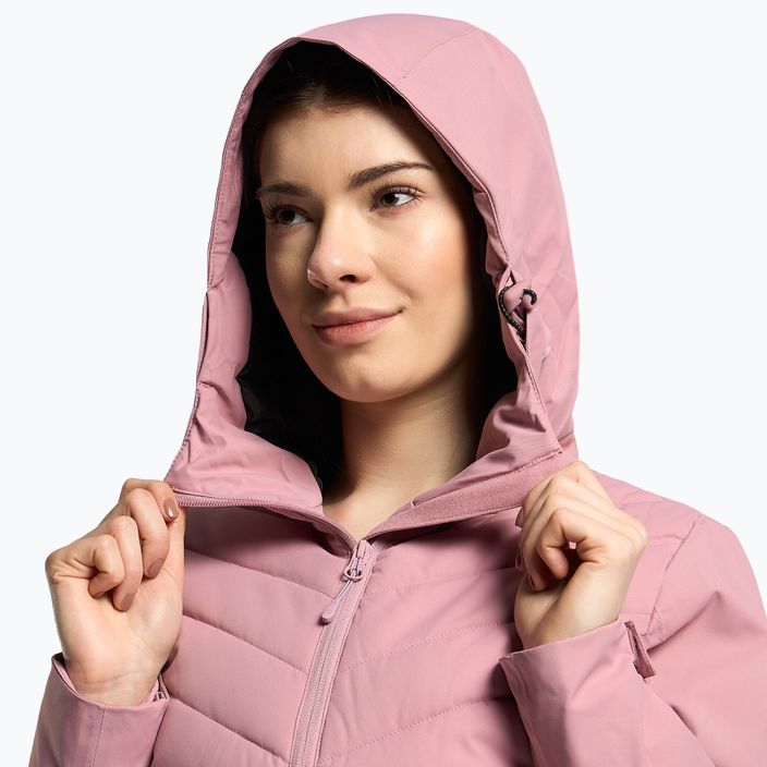 Γυναικείο μπουφάν σκι 4F ροζ H4Z22-KUDN003 4
