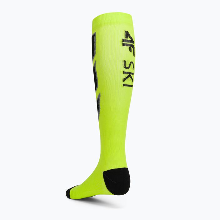 Ανδρικές κάλτσες σκι 4F πράσινες 4FAW22UFSOM030 2