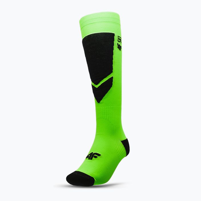 Ανδρικές κάλτσες σκι 4F πράσινες 4FAW22UFSOM030 5