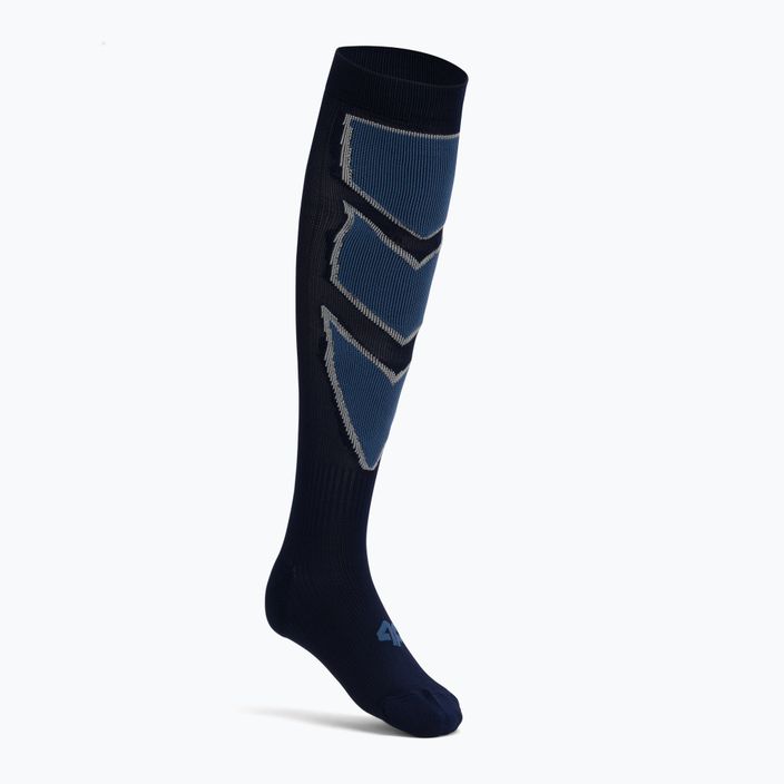 Ανδρικές κάλτσες σκι 4F navy blue 4FAW22UFSOM030