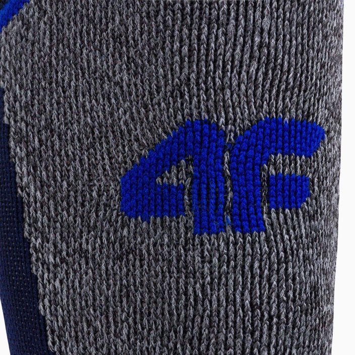 Ανδρικές κάλτσες σκι 4F navy blue 4FAW22UFSOM031 3