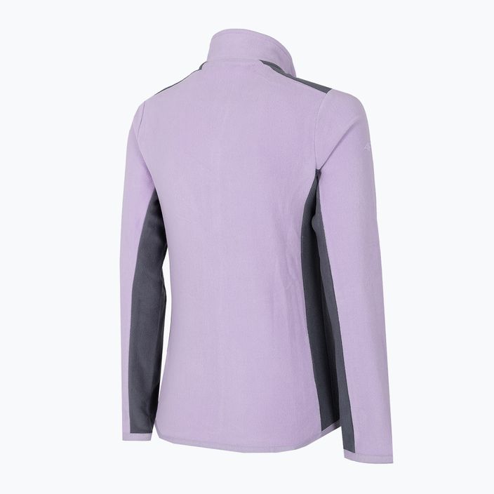 Γυναικείο φούτερ 4F fleece μοβ H4Z22-PLD014 3