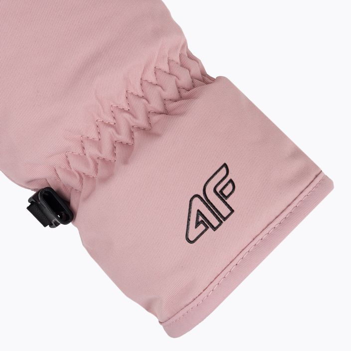 Γυναικεία γάντια σκι 4F ροζ H4Z22-RED002 4