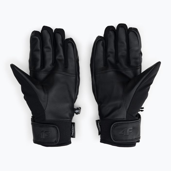Ανδρικά γάντια σκι 4F μαύρο H4Z22-REM003 2