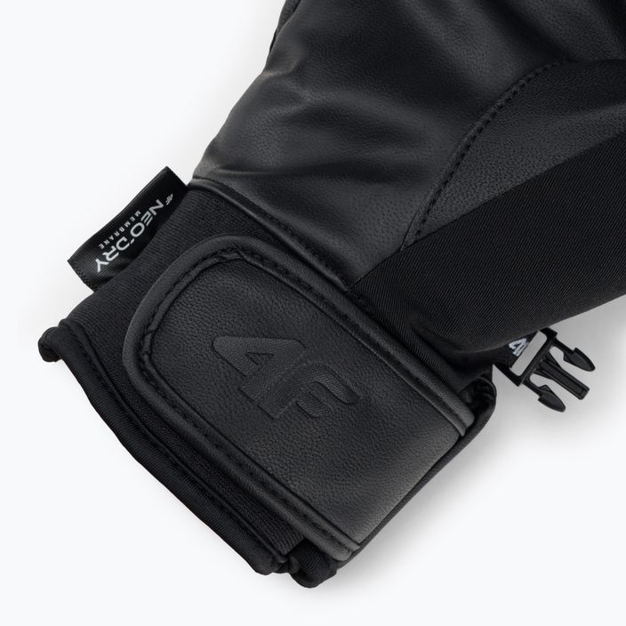 Ανδρικά γάντια σκι 4F μαύρο H4Z22-REM003 5