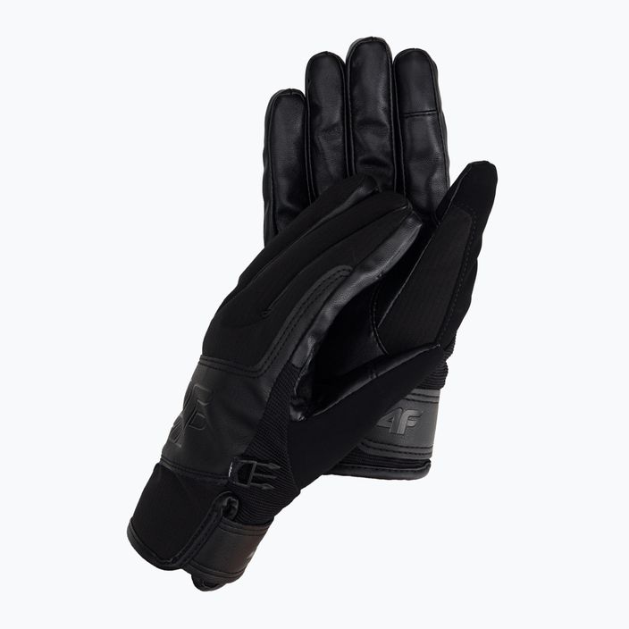 Ανδρικά γάντια σκι 4F μαύρο H4Z22-REM004