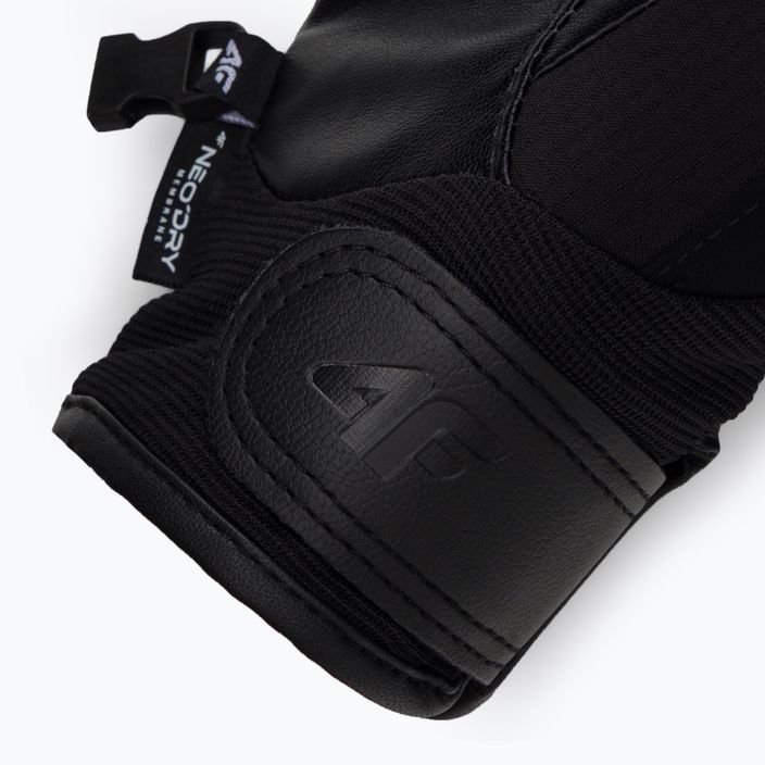 Ανδρικά γάντια σκι 4F μαύρο H4Z22-REM004 5