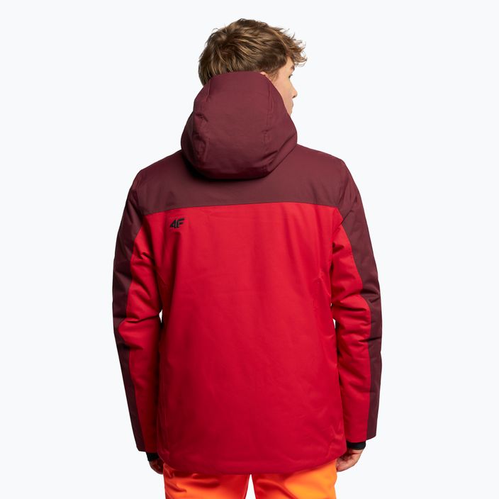 Ανδρικό μπουφάν σκι 4F κόκκινο H4Z21-KUMN014 4