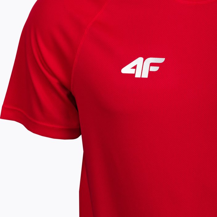 Ανδρικό μπλουζάκι 4F Functional κόκκινο S4L21-TSMF050-62S 3