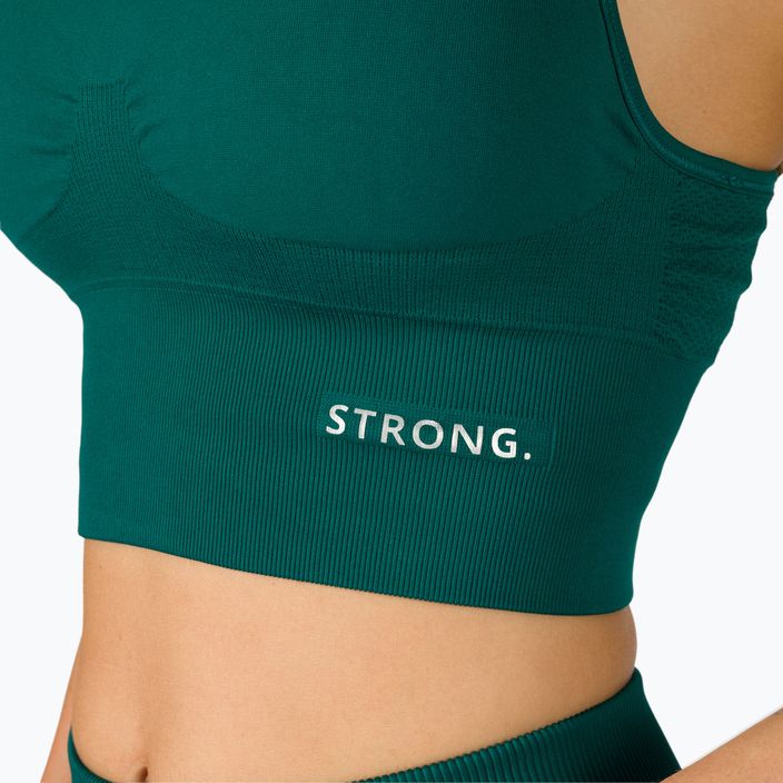 STRONG POINT Shape & Comfort πράσινο 1130 μπλουζάκι προπόνησης με φλιτζάνια 4