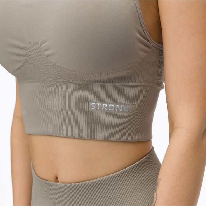 STRONG POINT Shape & Comfort προπονητική μπλούζα μπεζ 1140 4