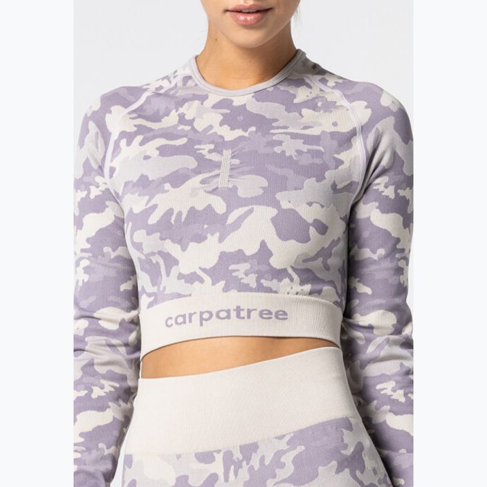 Γυναικεία προπονητική μπλούζα Carpatree Camo Seamless μοβ 4