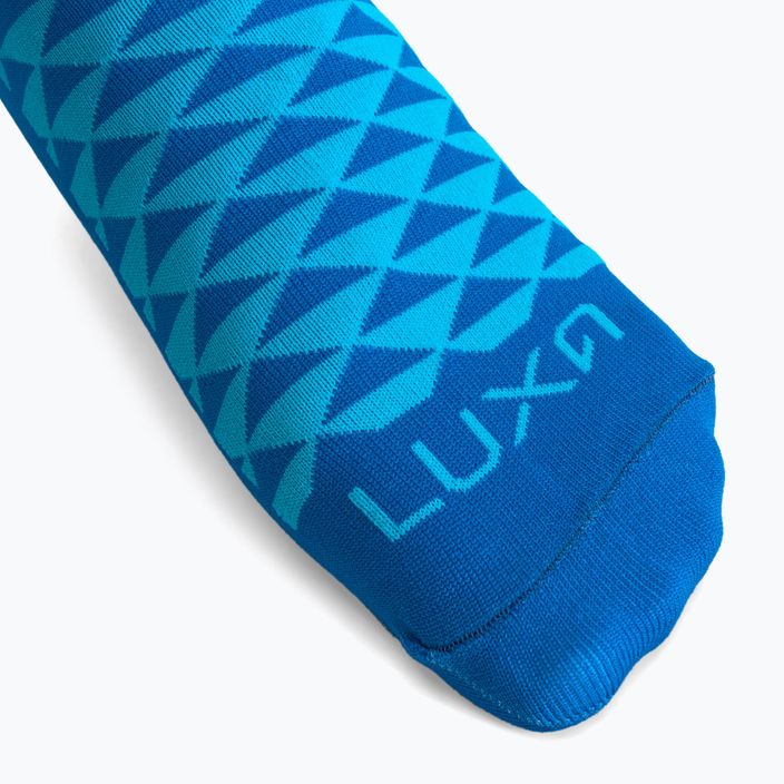 Luxa Ασύμμετρες κάλτσες ποδηλασίας μπλε LUHESABM2S 4