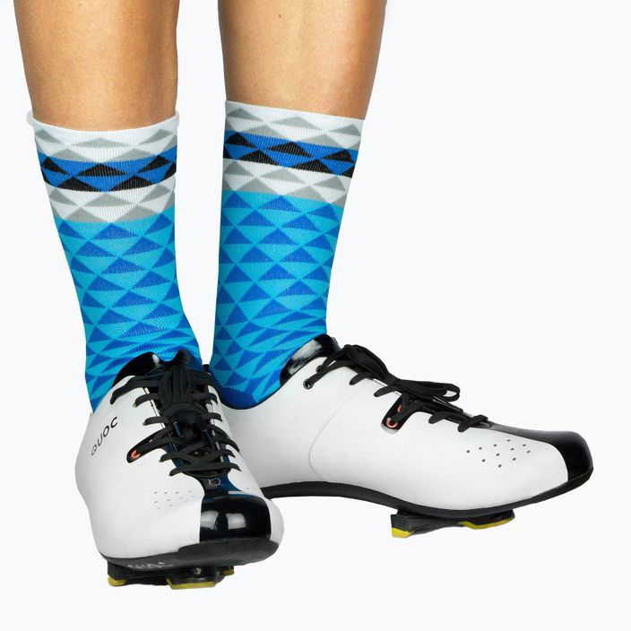 Luxa Ασύμμετρες κάλτσες ποδηλασίας μπλε LUHESABM2S 2