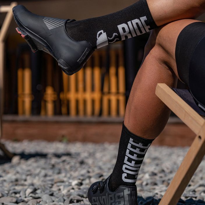 Luxa Coffee Ride κάλτσες ποδηλασίας μαύρες LAM21SCRBS1 6