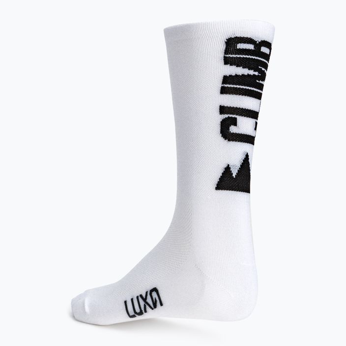 Luxa Born to Climb κάλτσες ποδηλασίας λευκές LAM21SBTCWS1 5
