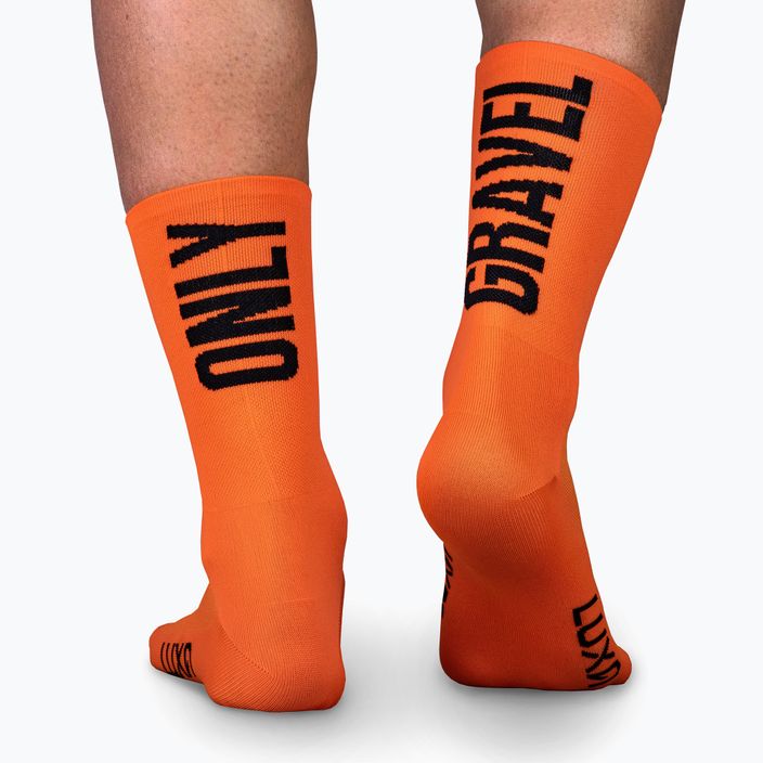 Luxa Only Gravel ποδηλατικές κάλτσες πορτοκαλί LAM21SOGO1S 2
