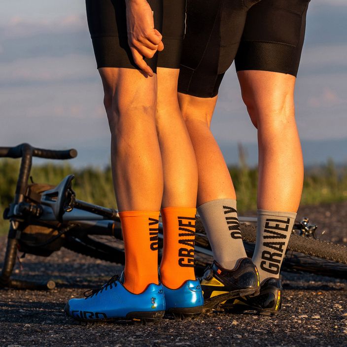 Luxa Only Gravel ποδηλατικές κάλτσες πορτοκαλί LAM21SOGO1S 8