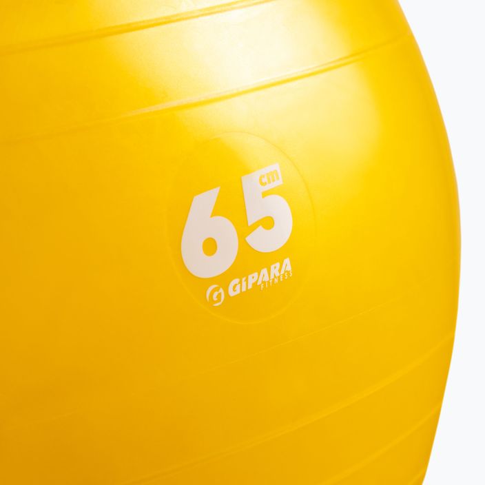 Gipara Fitness μπάλα γυμναστικής κίτρινη 3999 65 cm 2