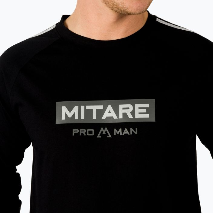 MITARE PRO ανδρικό μακρυμάνικο T-shirt μαύρο K090 6