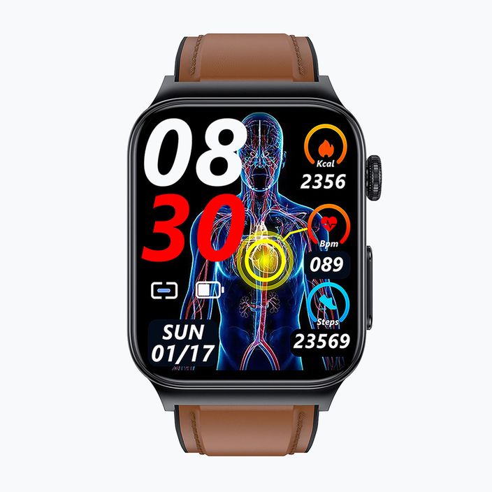 Watchmark Cardio One ρολόι καφέ