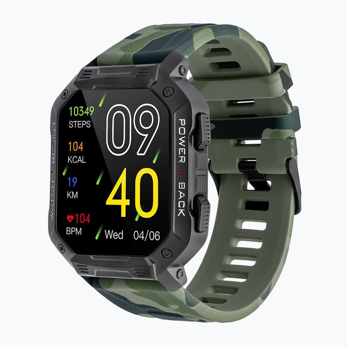 Watchmark Ultra πράσινο μορόκο ρολόι 5