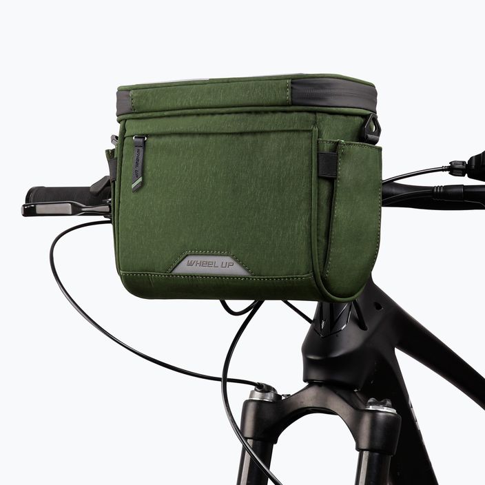 Wheel Up τσάντα τιμονιού ποδηλάτου πράσινη 14018 11