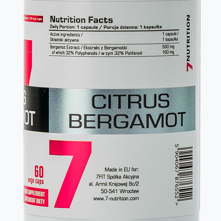 Citrus Bergamot 7Nutrition κυκλοφορικό σύστημα 60 κάψουλες 7Nu000481 3