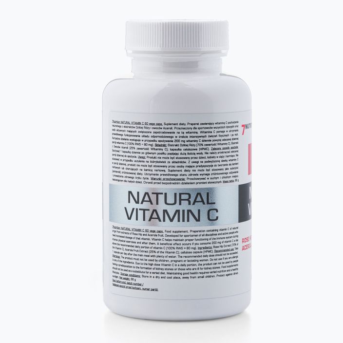 Βιταμίνη C 7Nutrition φυσική βιταμίνη C 60 κάψουλες NU7876606 2
