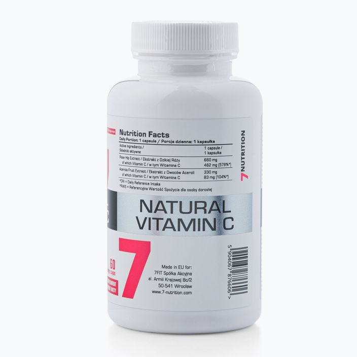 Βιταμίνη C 7Nutrition φυσική βιταμίνη C 60 κάψουλες NU7876606 3