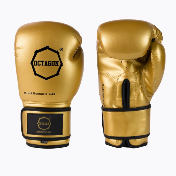 Octagon Gold Edition 1.0 χρυσά γάντια πυγμαχίας 3