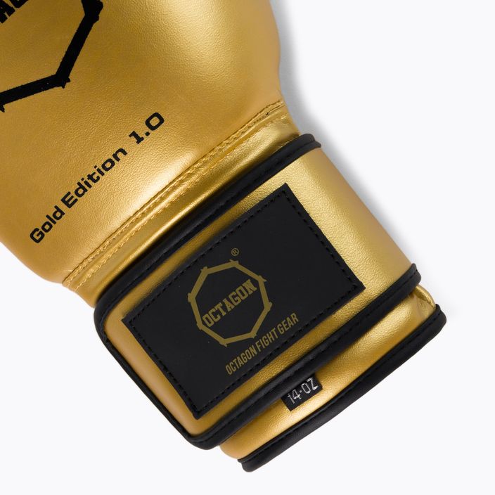 Octagon Gold Edition 1.0 χρυσά γάντια πυγμαχίας 5