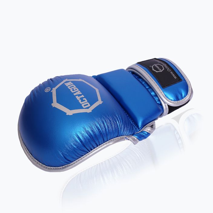 Octagon Mettalic MMA γάντια προπόνησης μπλε 3