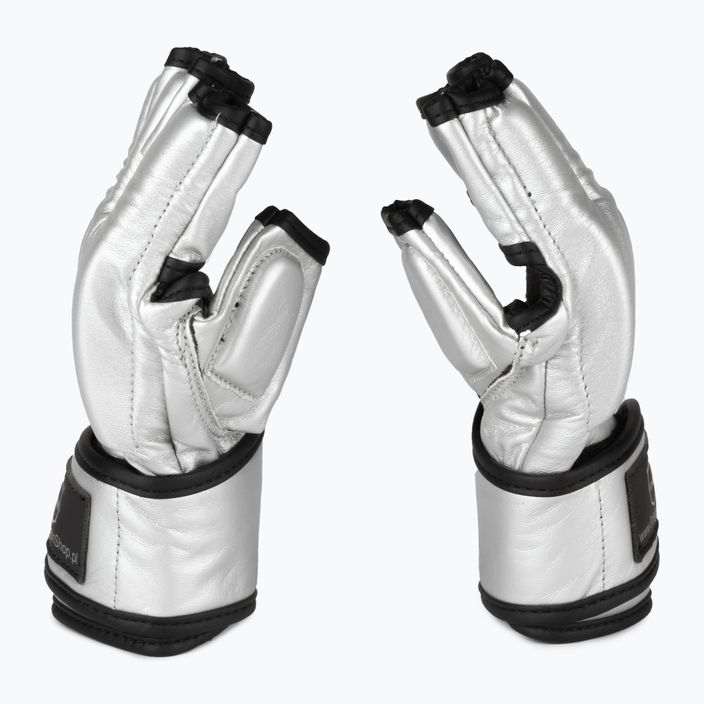 Octagon MMA γάντια grappling ασημί 4